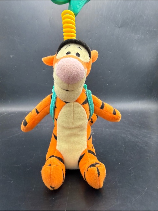 Disney Other - Vintage 2000 Fisher Price Winnie the Pooh Backpack Bouncer - Plush Tigger Clip
